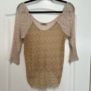 Urvana Super Stretchy Sheer Woman’s Blouse Size M